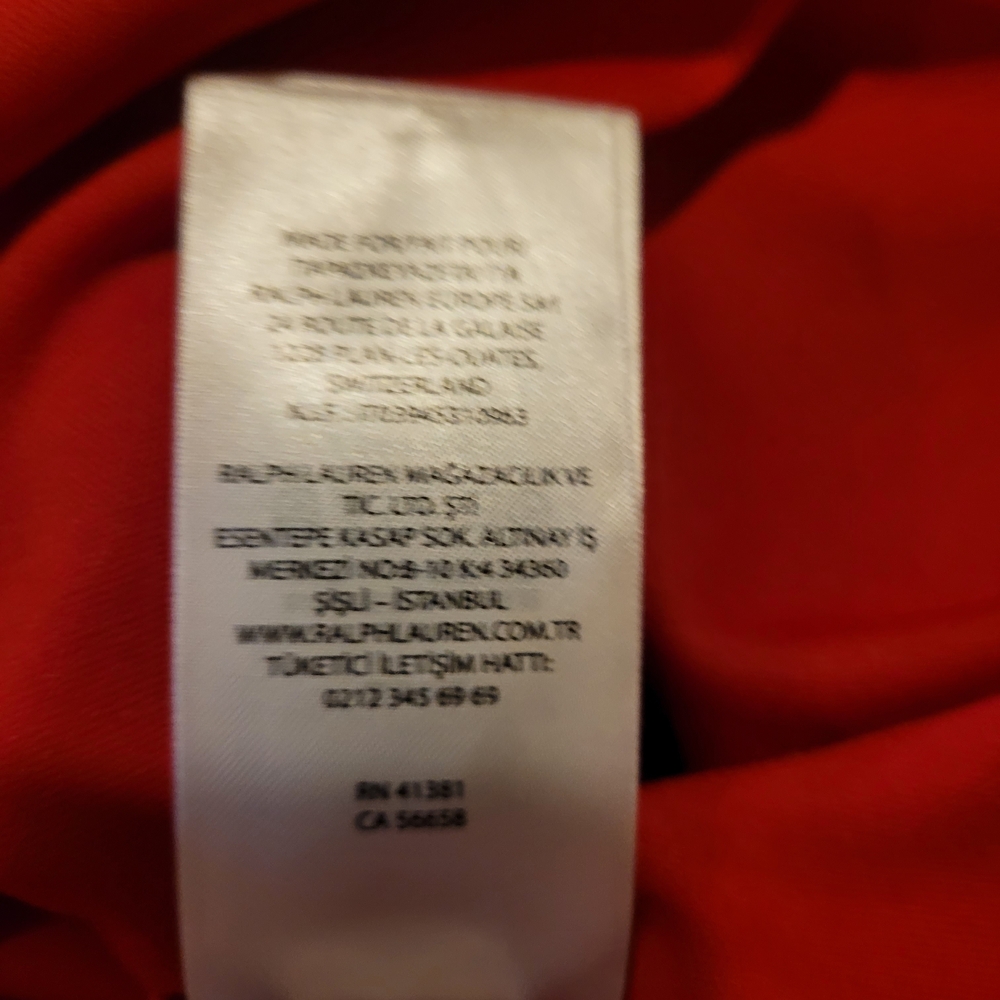 Lauren Ralph Lauren Women's Button-Trim Crepe Shift Dress Size 8 - Picture 9 of 9